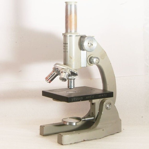 Vintage Microscope Bioscope Professional Lab Microscope with