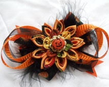 Popular Items For Kanzashi Hair Bows On Etsy