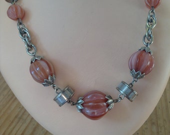 1950s "pâte de verre" necklace