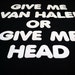 give me VAN HALEN or give me head Vintage Aesthetic Graphic