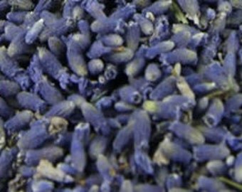 Dried Lavender Flower Buds 1 Pound - Perfect for sachets, pillows, soap making, potpourri and bath herbs.