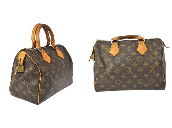 Vintage Louis Vuitton Speedy Handbag with LOCK & 2 KEYS