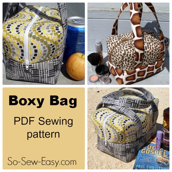 BOXY Bag PDF Sewing pattern