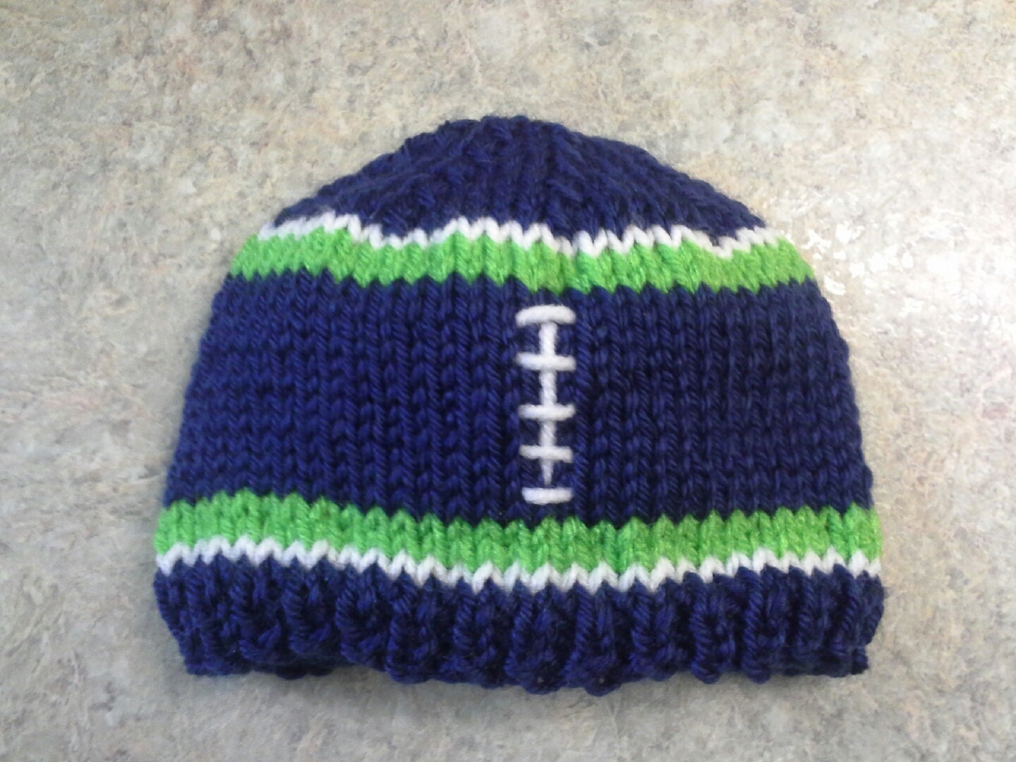 Blue Football Baby Hat Football Hat Baby Sports Hat