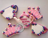 Princess tea party (12cookie) - SugarySweetCookies