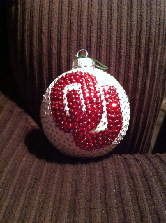 oklahoma sooners sequin christmas ornament ou by autsomeideas oklahoma sooners sequin christmas ornament ou by autsomeideas