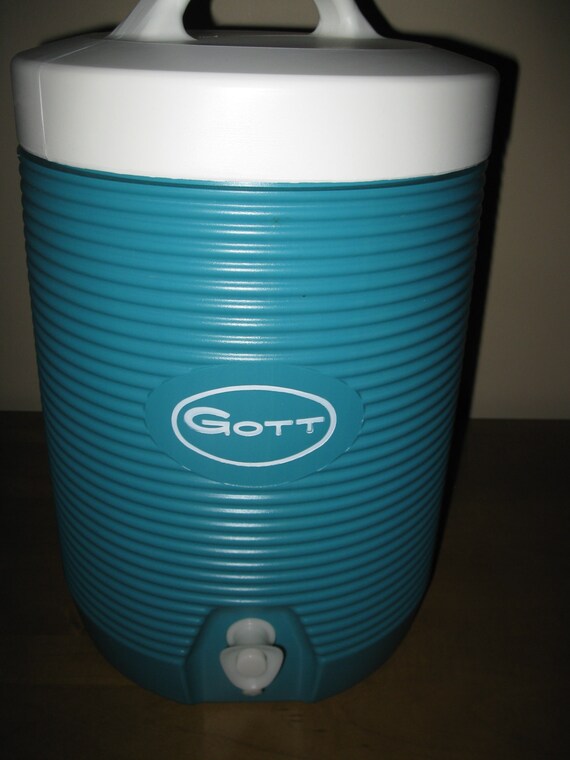 Retro Turquoise Gott Water Cooler with Original BoxNever