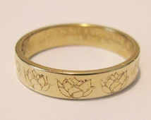 Zen buddhist wedding rings