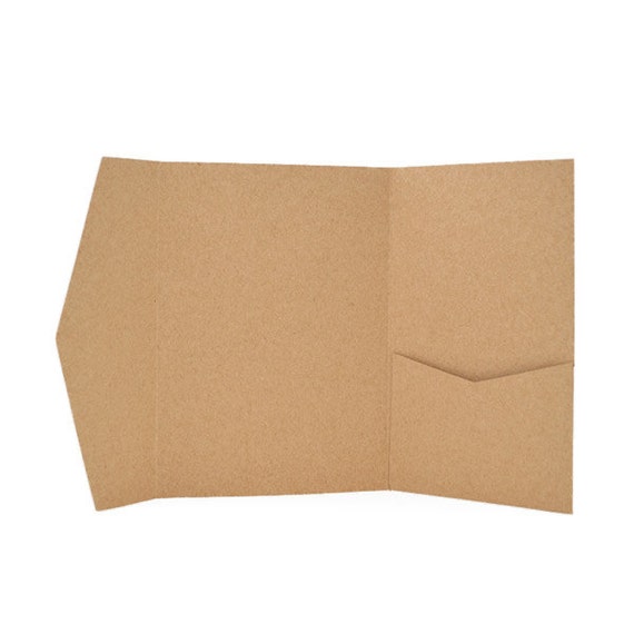 Kraft Paper Invitations And Envelopes 1