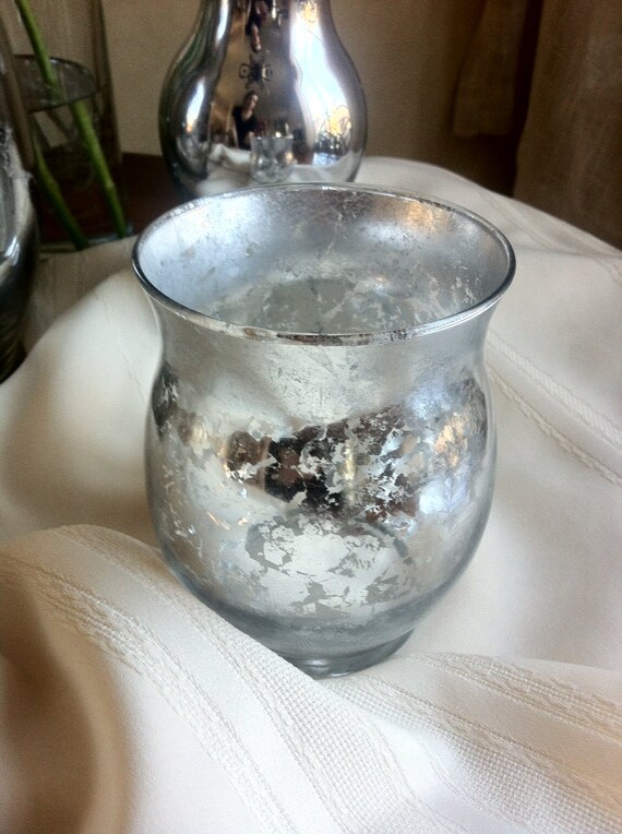 5.5 Bulk Mercury Glass Candle Holders Vases by TheArtOfFinerThings