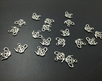 20 pcs Vintage look Metal teapot charms for making jewelry ( C280)