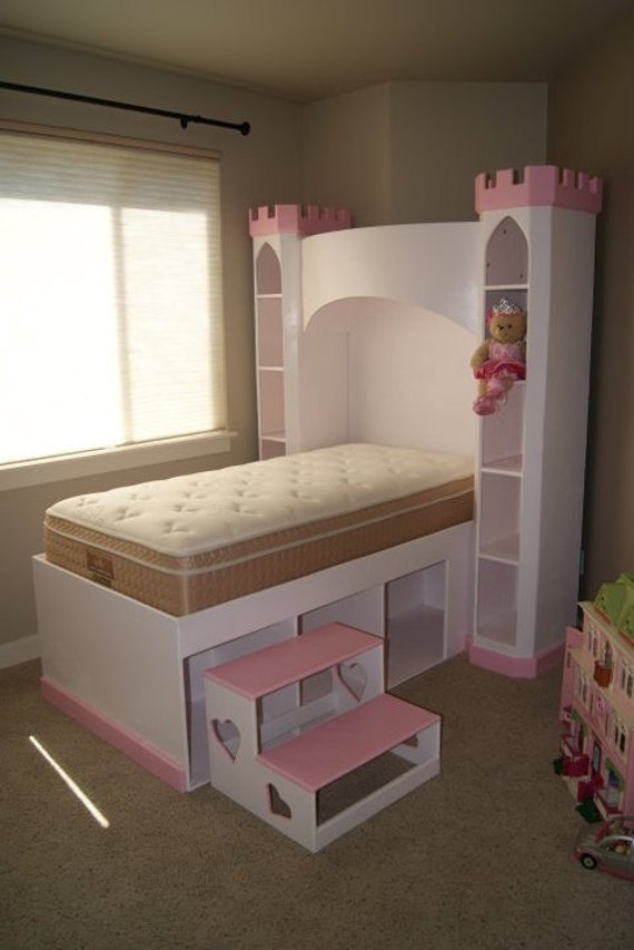 items similar to castle bed princess castle bookshelf items similar to castle bed princess castle bookshelf
