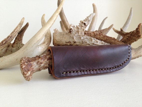 Handmade Deer Antler Hunting or Skinning Knife with Custom