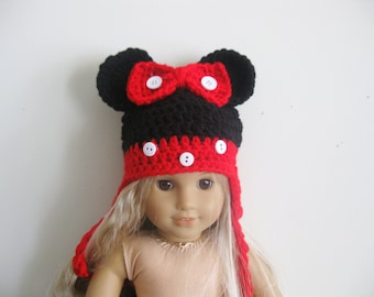 18" American girl doll Mickey mouse bow hat