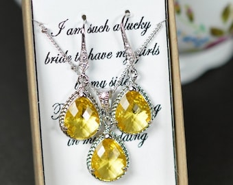 jewelry yellow bridesmaid dangle drop bridal earrings popular items