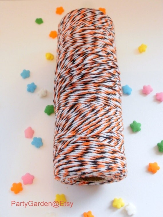 Bakers Twine Orange and Black Halloween - 100 yard Spool Il_570xn