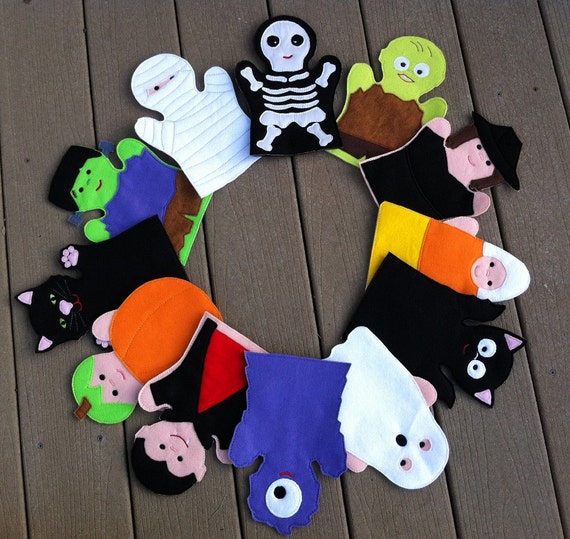 Halloween Adult Kid AND Finger Puppet Sizes Sold