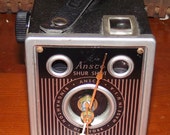Ansco Shur Shot Vintage Camera Clock