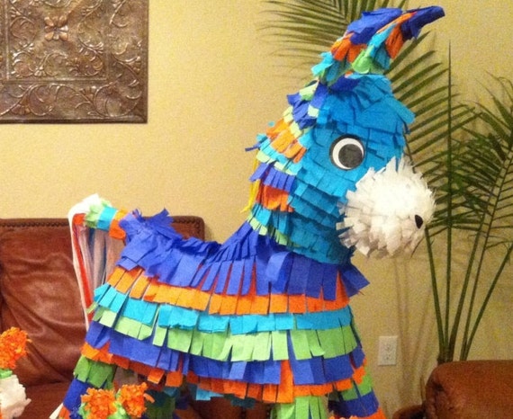 Items similar to UNO Piñata, 1 Donkey piñata, 6 Chiles Piñatas and Two ...