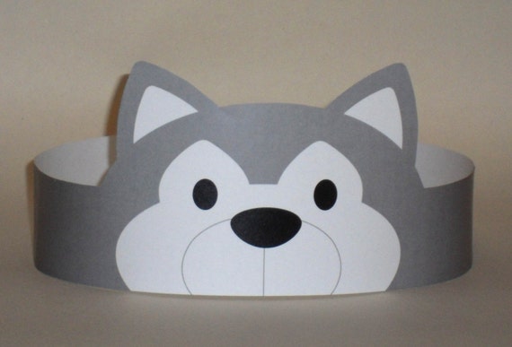 for preschoolers crafts y Wolf Crown Printable Paper