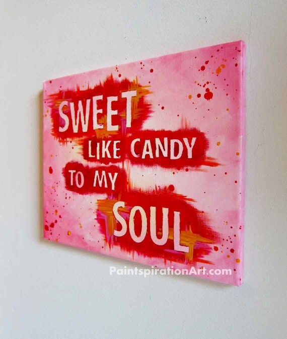 Song Lyrics on Canvas Paintings Dave Matthews Band Music Art