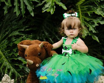 Pebbles costume- pebbles tutu dress- pebbles halloween costume