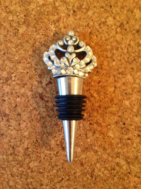 Sparkling princess crown wine stopper Free by SparkleNShineCC