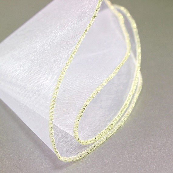 Organza Circle Wraps With Metallic Edge 9" (pack of 25) - ** FREE SHIPPING ** Il_570xn