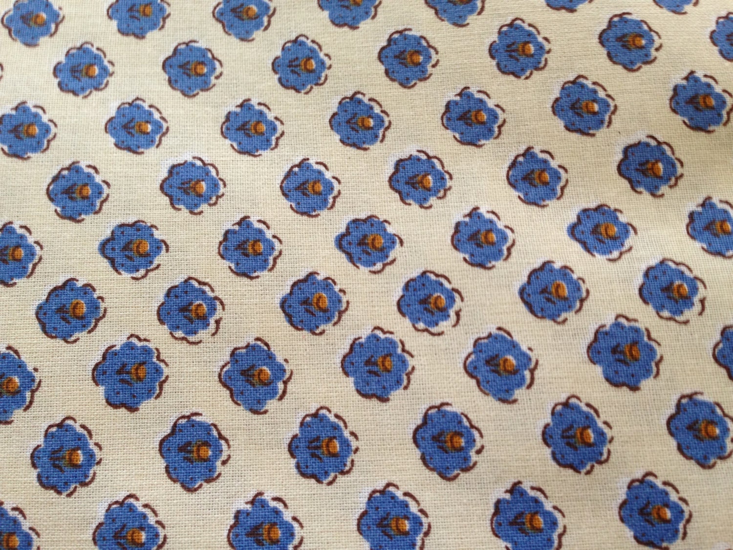 French Cotton Fabric Provence Print Fabric by ParlezVousProvence