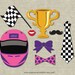 Race Car Photo Booth Props DIY Instant Download Adobe