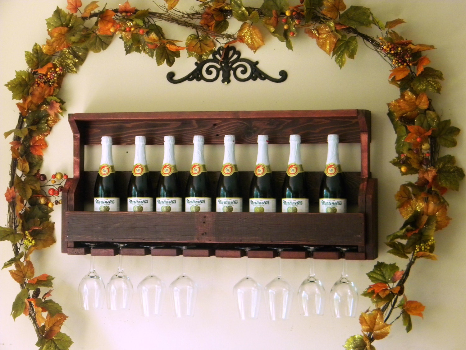 Cherry Wine Rack Wine Rack Reclaimed Pallet Wood Pallet