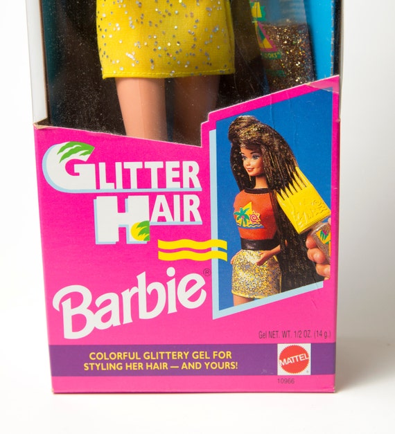 barbie glitter hair 1993