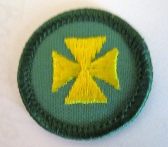 Junior Girl Scout Badge Health Aide circa early