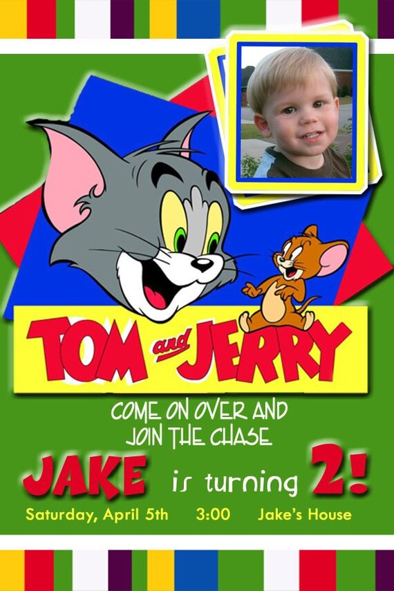 Tom And Jerry Invitations 7