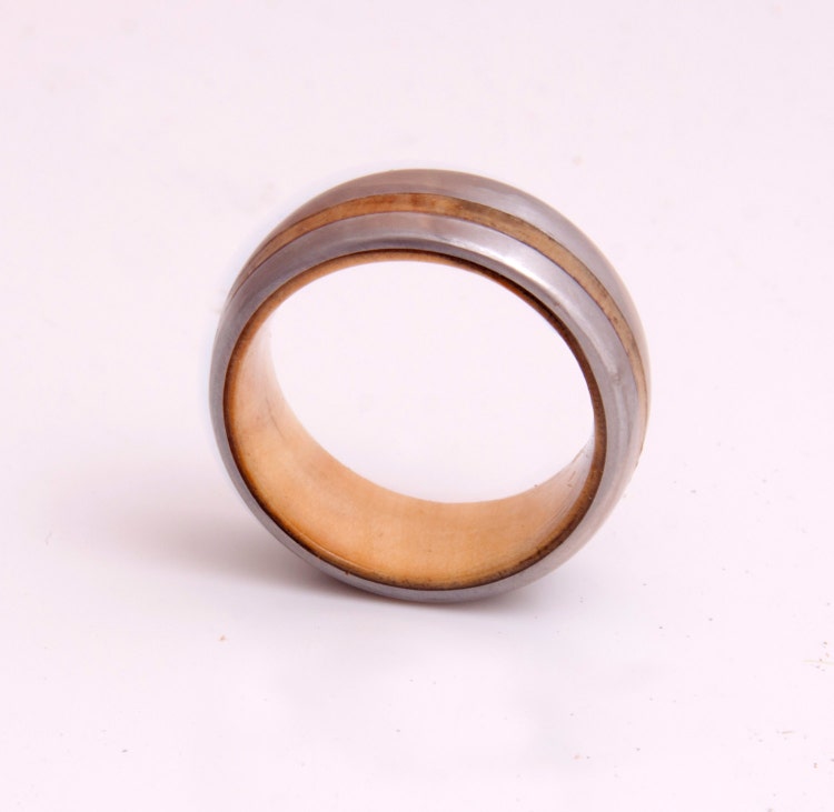 Titanium Wedding Band With Inner Wood Comfort Fit By Titaniumbands   Il 750xN.529942955 8rdf 