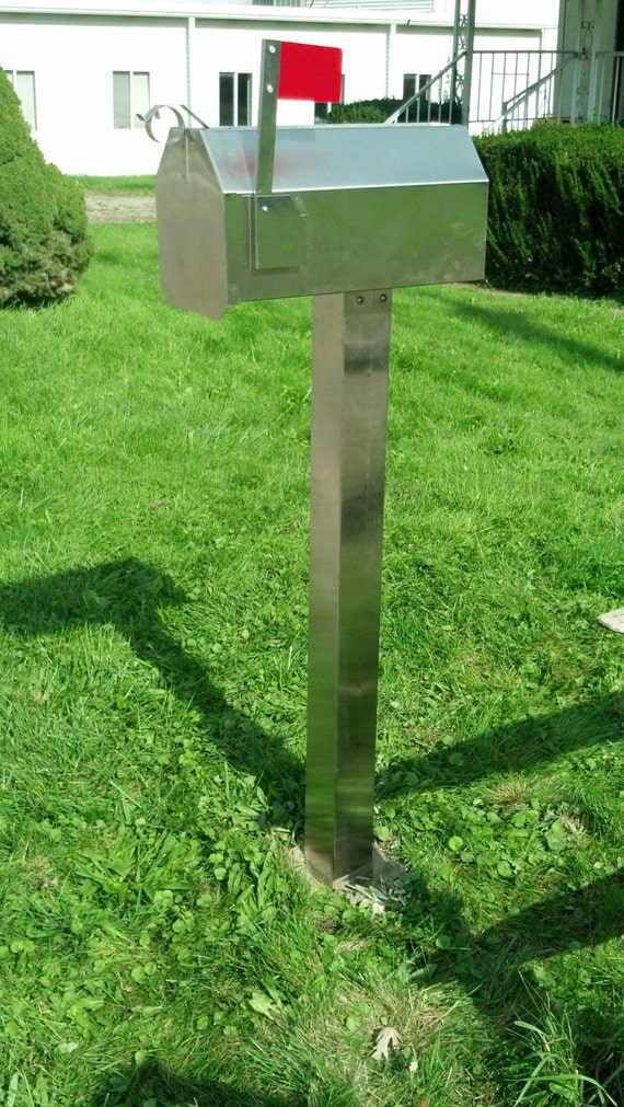 Stainless Steel Mailbox Post Cover 4x4 by GrandpasStainless