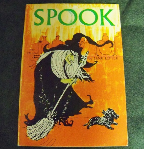 Vintage Halloween Spook Book By Jane Little By Shop2cuties On Etsy