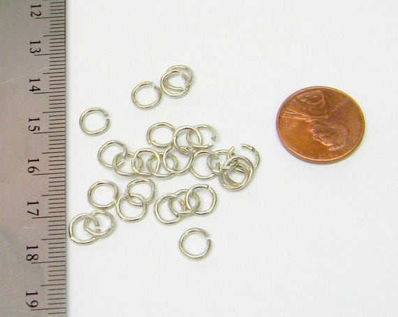 Pre Tinned Copper Wire Jump Rings Pendant Supplies by GlassSupply