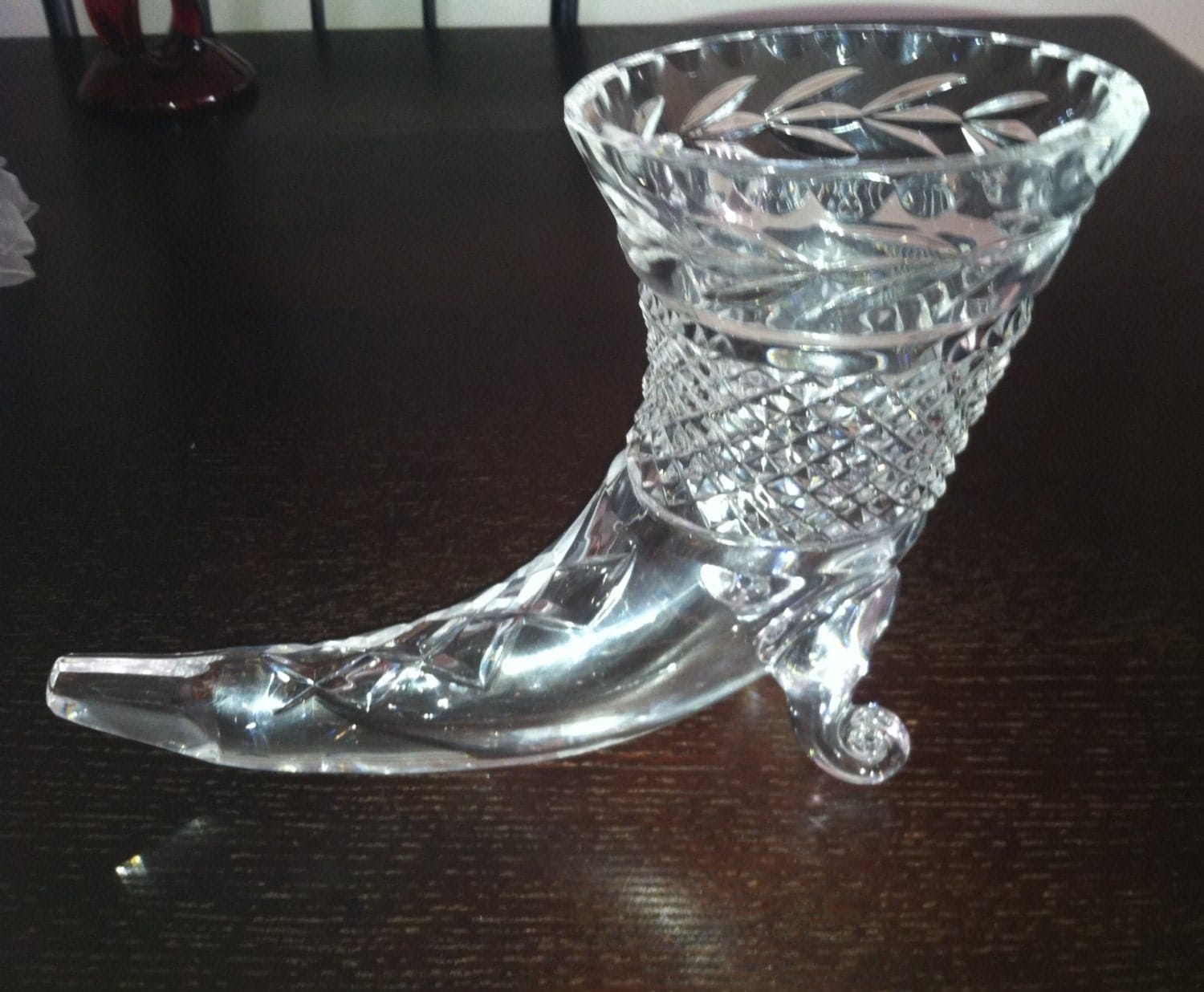 Galway Irish Lead Crystal Cornucopia