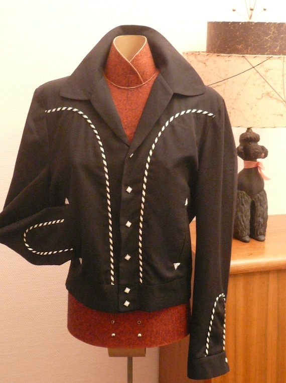 Rockabilly Western Rockmount Ranch Wear Jacket M