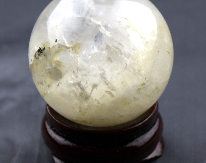 Quartz Sphere, Stone Sphere, Crystals for Sale, Quartz Crystal Ball - Healing Stone Massage, Reiki, Decorations, Self-Healing, Meditation