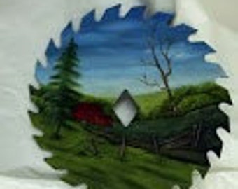 Painted Saw Blade Etsy   Il 340x270.500497395 L9d8 