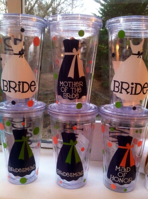 Items similar to 16oz Personalized Wedding Tumbler on Etsy