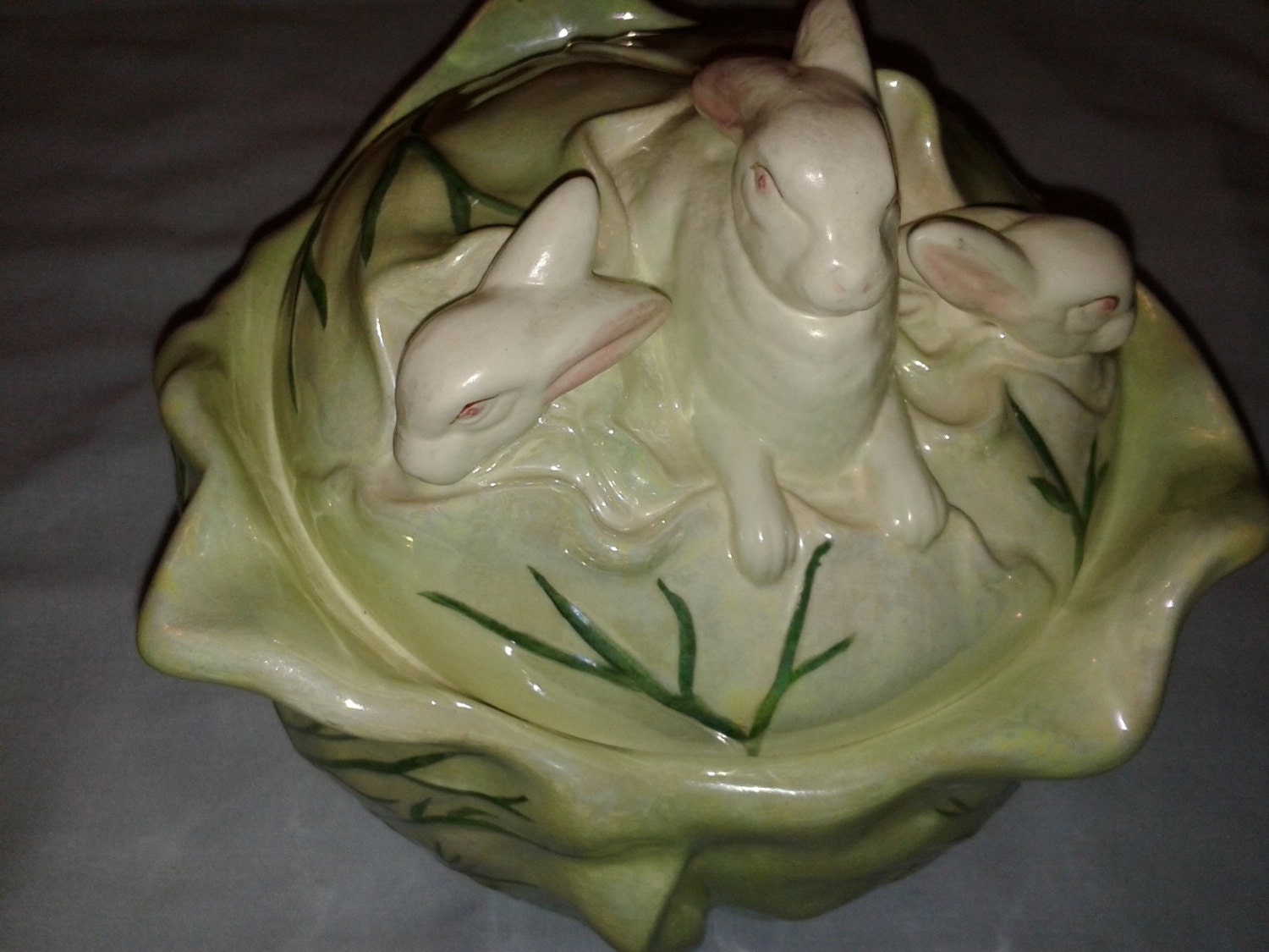 Holland Mold Ceramic Covered Bowl by RobandJensOddsnEnds on Etsy