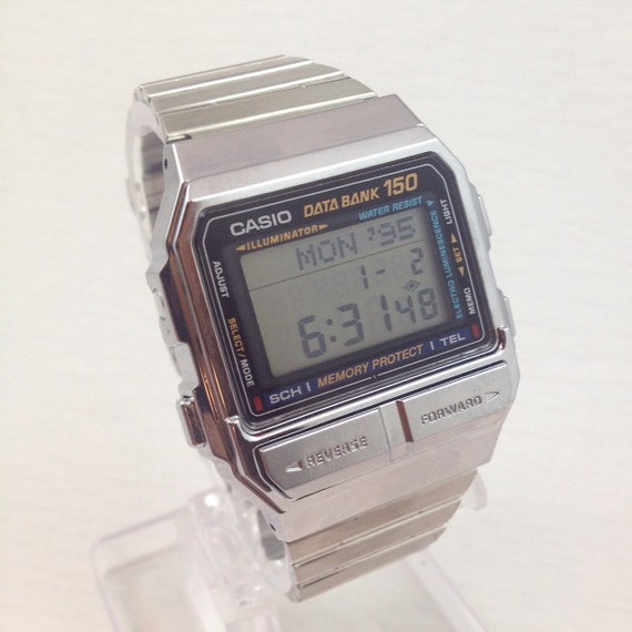 Casio 1479 Databank 150 Digital Vintage Watch ca.1990's