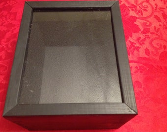Made to order for you - Enclosed shadow box: 6 x 8 x 10