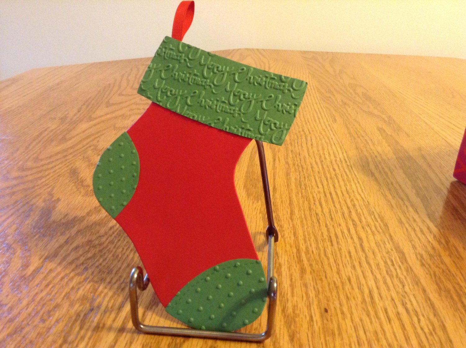 Christmas Stocking Gift Card Holder