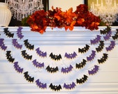 Paper Garland/Halloween Bats Garland, Halloween Garland, Bats garland, Halloween, Any occasion garland Il_170x135
