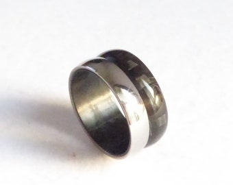 real carbon fiber and steel ring