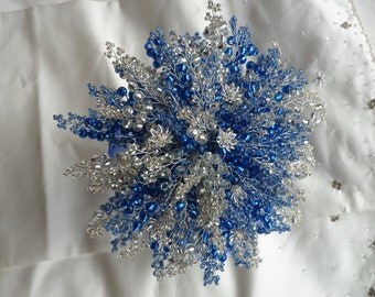 Blue Silver Bouquet Blue Silver Bouquet